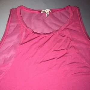 PINK Racer-Back Sleeveless T-Shirt/Large